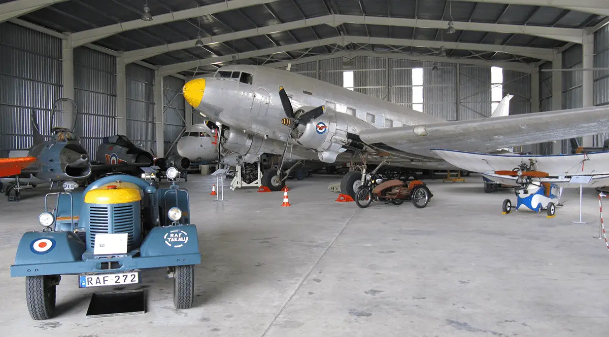 A beautifully restored Douglas DC3 Dakota at the Malta Aviation Museum.