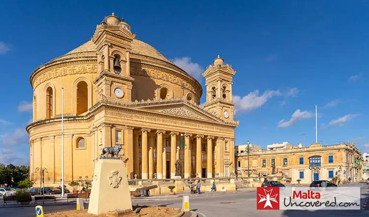 The Mosta Dome or Rotunda is a church and major landmark in the centre of Malta.