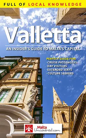 Valletta travel guidebook cover